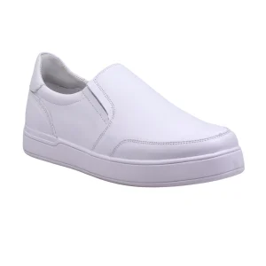 Calzado slip-on de piel con suela cómoda