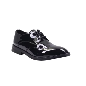 Zapato formal para hombre de charol con tacón