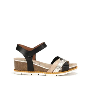 GOLD D9320 Sandalia Negra